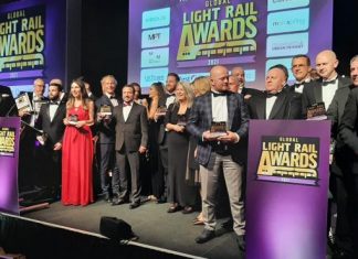 Premiados en los Global Light Rail Awards 2021