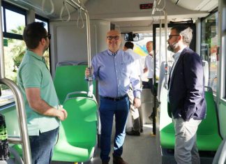 Probamos un autobús 100% eléctrico en Vila Joiosa